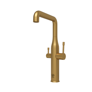 شیر سینک دومنظوره مدل پرایم با پوشش طلایی مات